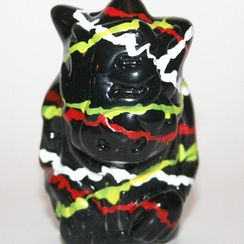 Pop Soda Handpaint Black Finger Puppet
