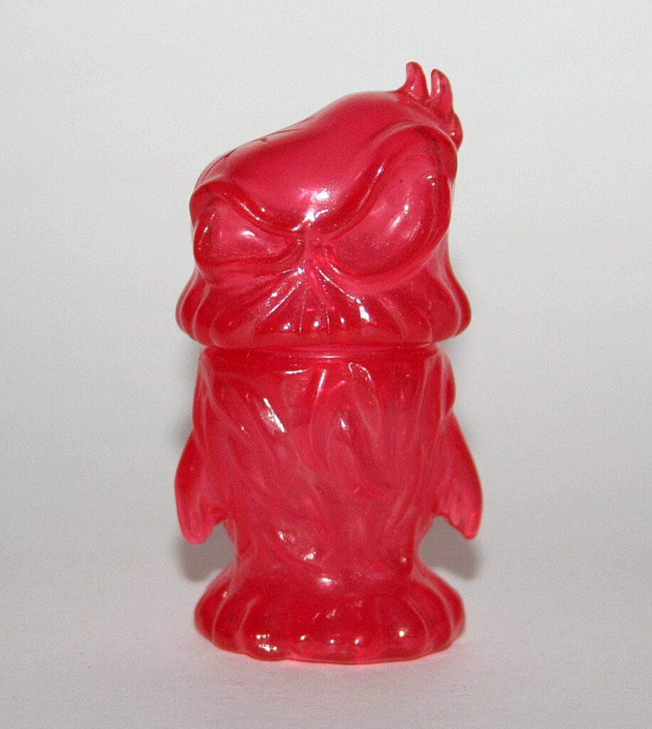 Skull Head Butt Red Mini Monster Q