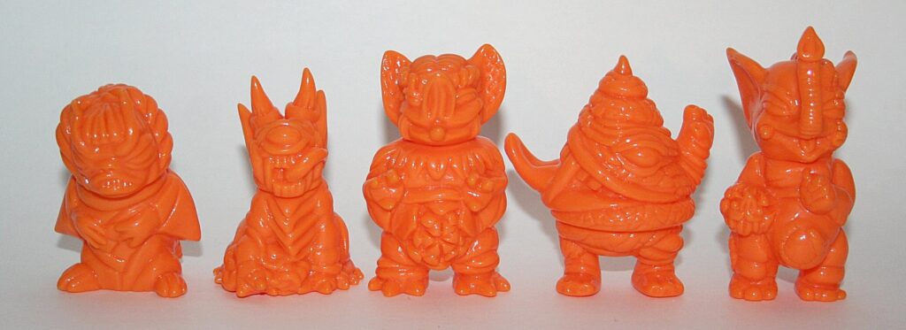Paul Kaiju Gacha Unpainted Orange Set