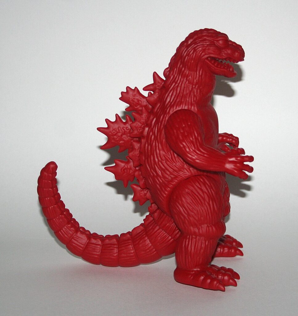 Marmit Unpainted Red King Goji Godzilla 1962