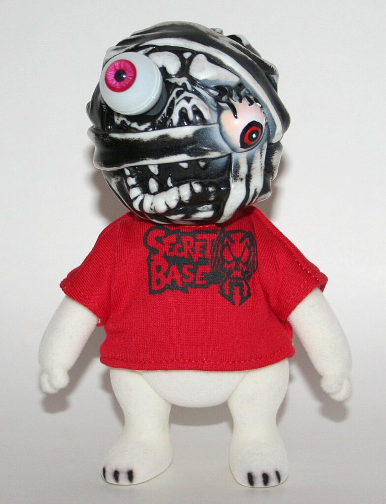 Secret Base White Flocked Obake Dog