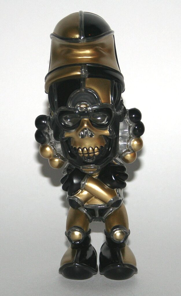 Blackbook Toys x David Flores Gold & Black Deathhead S'murks