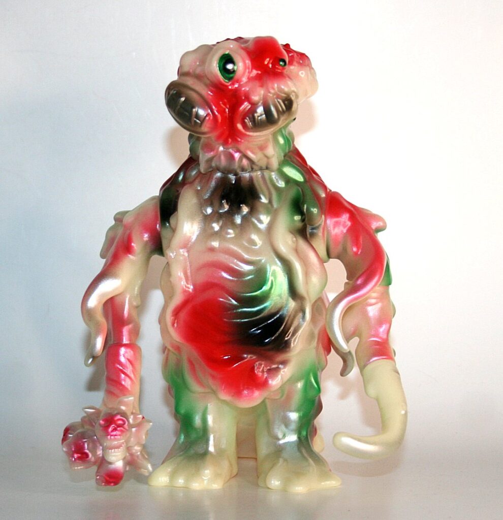 Blobpus Red on Glow in Dark Last Kaiju