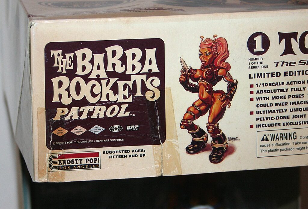 Rockin Jelly Bean x Erosty Pop Barba Rocket Patrol Topaz Sofubi