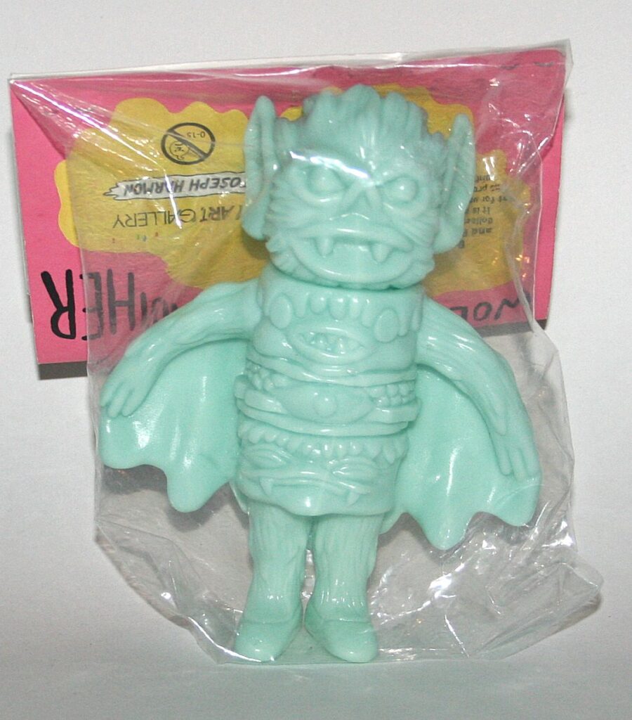 Joseph Harmon Unpainted Light Blue Wolf Thing Bat Mother