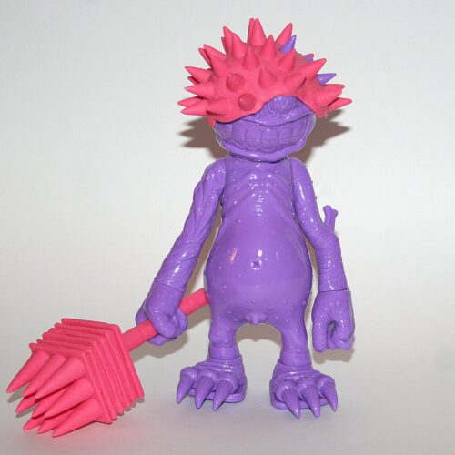 CURE×THORN ボールマン BALL-MAN ブルー・パープル Cure Purple and Pink Thorn Ball Man Sofubi Figure | Vicious Fun