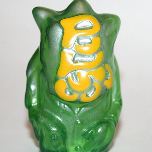 Pop Soda Clear Green and Yellow Finger Puppet