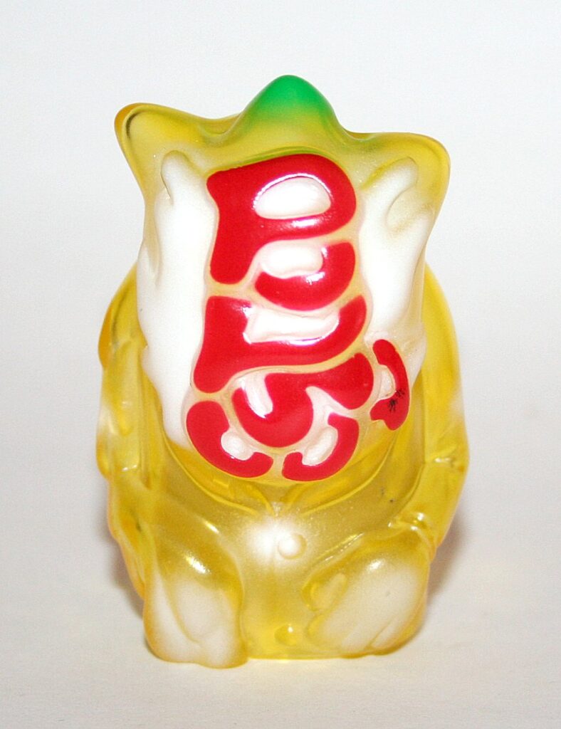 Pop Soda Clear Yellow Finger Puppet