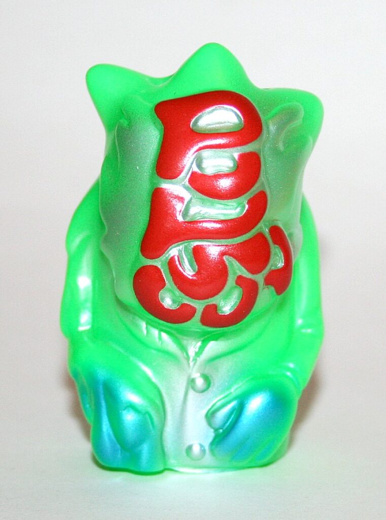 Pop Soda Neon Green Finger Puppet