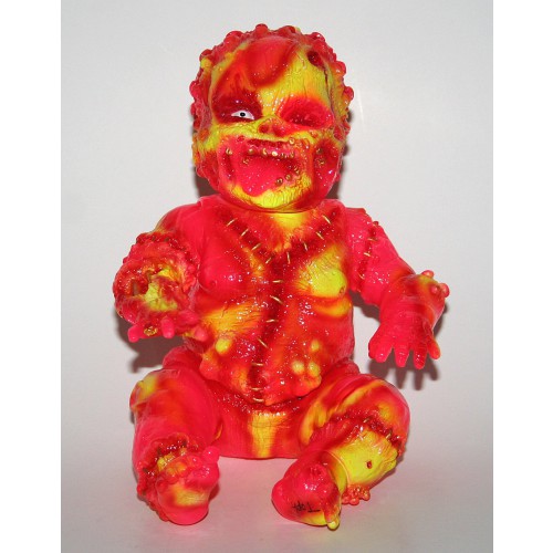 Miscreation Toys x Topheroy Yellow Plasma Custom Autopsy Baby