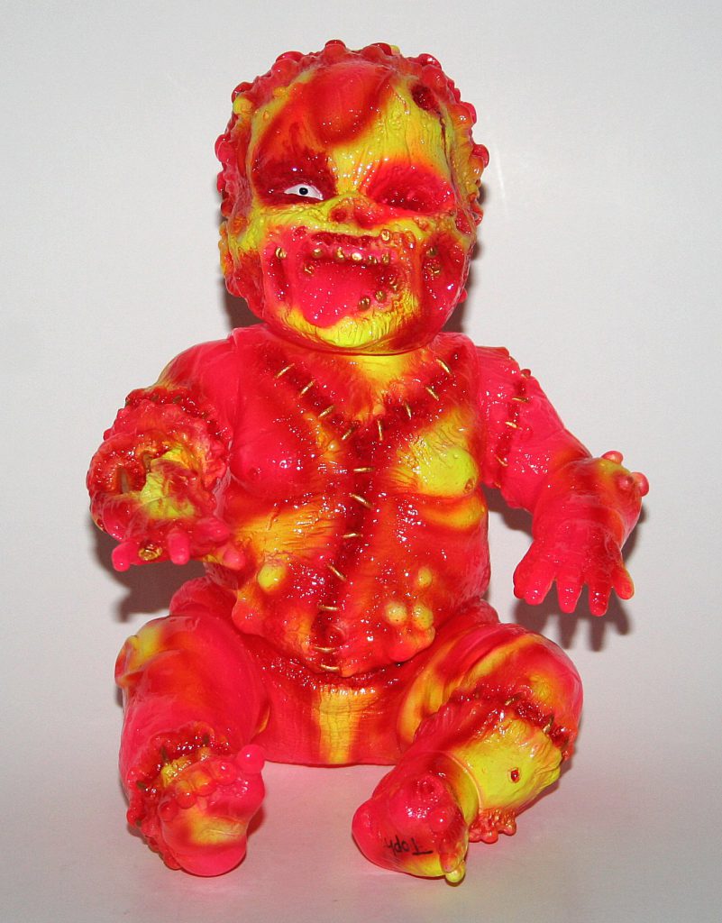 Miscreation Toys x Topheroy Yellow Plasma Custom Autopsy Baby