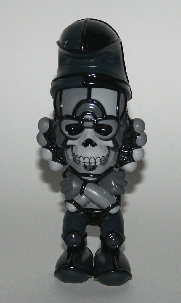 Blackbook Toys x David Flores Grey on Grey Deathhead S'murks