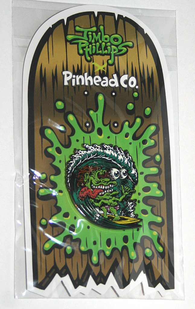 Pinhead x Jimbo Phillips Zombie Variant Surfer Freak Pin
