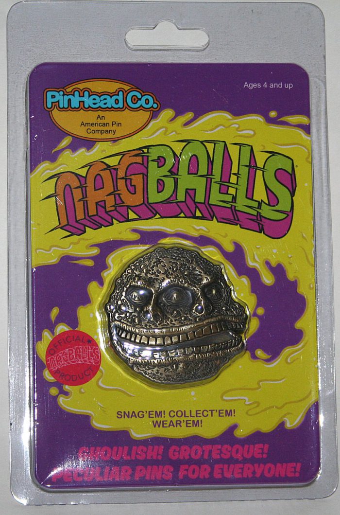 Pinhead x NagNagNag 3D Antique Gold Pin