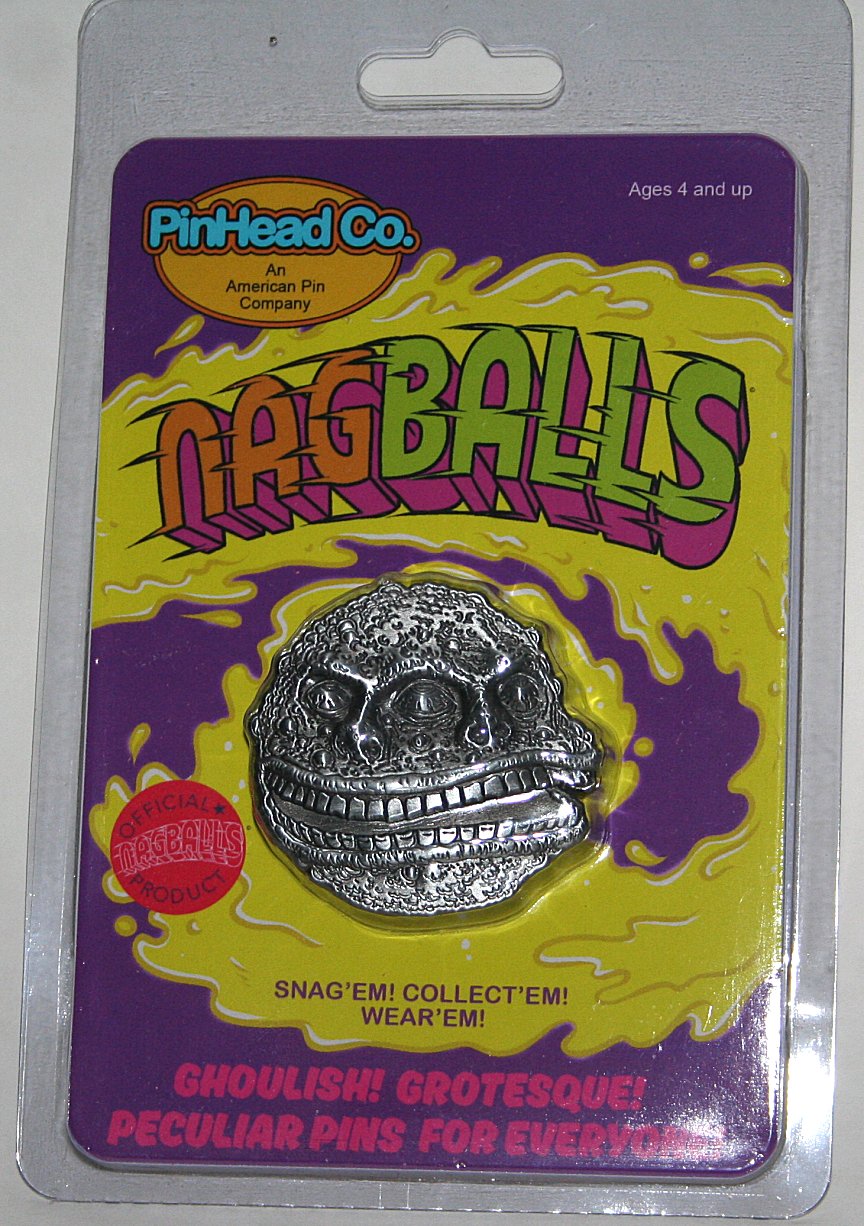 その他 PINHEAD CO. NAG NAG NAG Pinhead x NagNagNag 3D Antique Silver Pin
