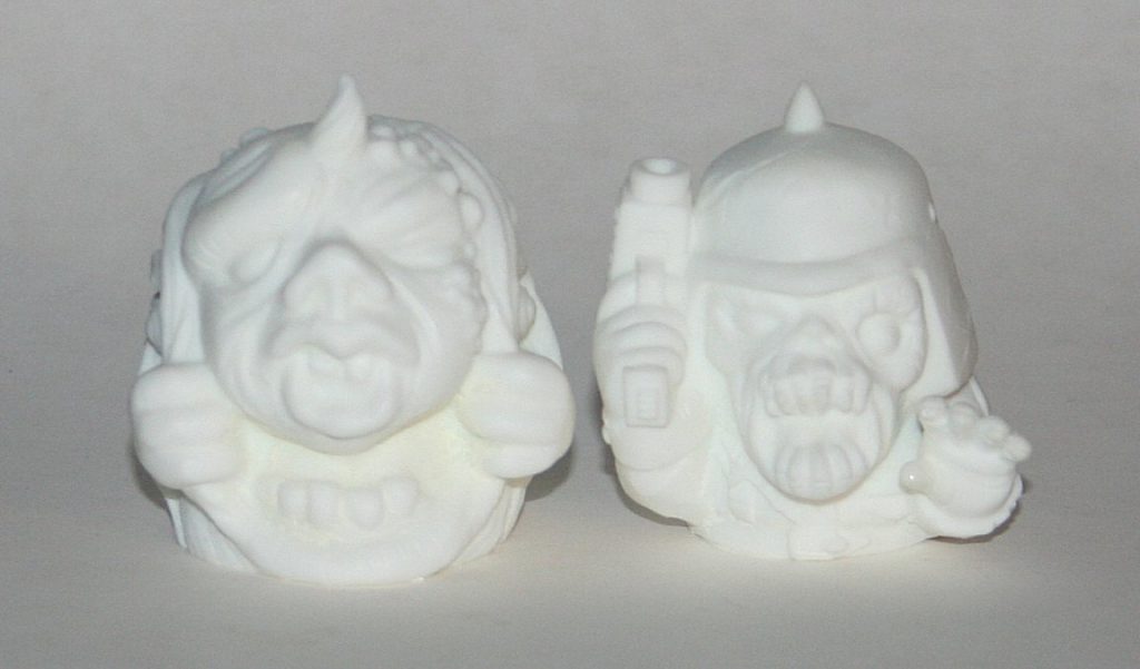 Gory Hole White Resin Warui Zombi Set