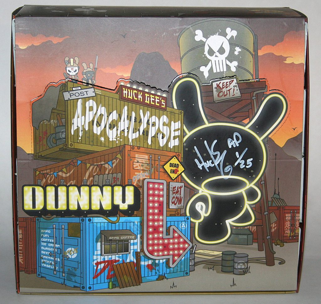 Kidrobot x Huck Gee Post Apocalypse Dunny Artist Proof Set 1/25