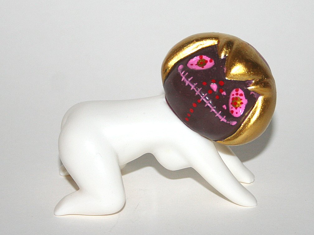 Sunguts Golden Hair Skeleton on All Fours