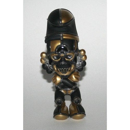 Blackbook Toys x David Flores Gold & Black Opposite Deathhead S
