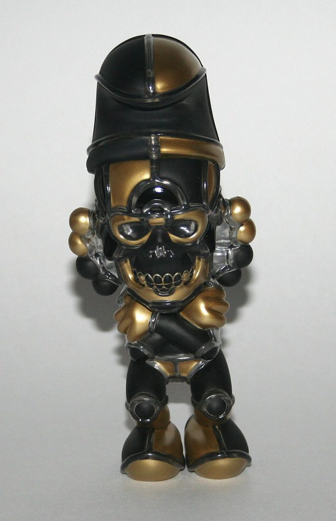 Blackbook Toys x David Flores Gold & Black Opposite Deathhead S'murks