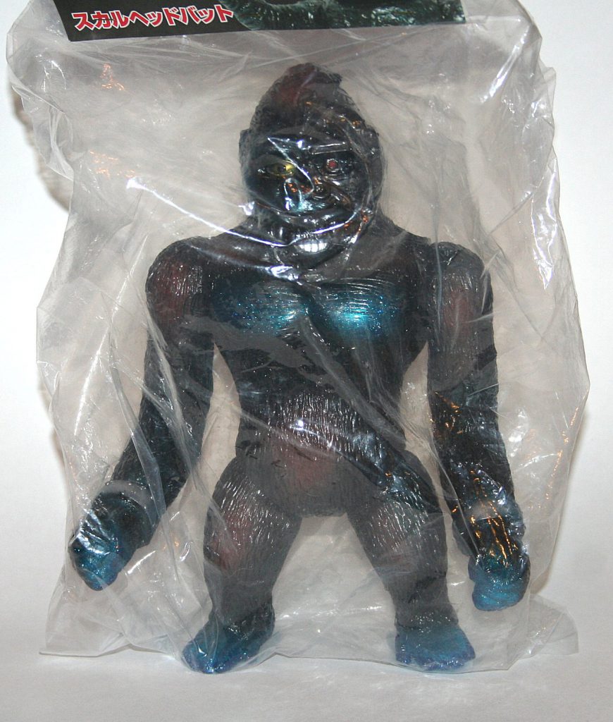 Skull Head Butt Blue Lame Gorillanator Sofubi Figure | Vicious Fun