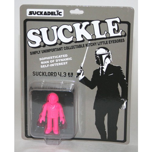 Suckadelic SUCKLE Groovy Pink Sucklord 4.3 Carded