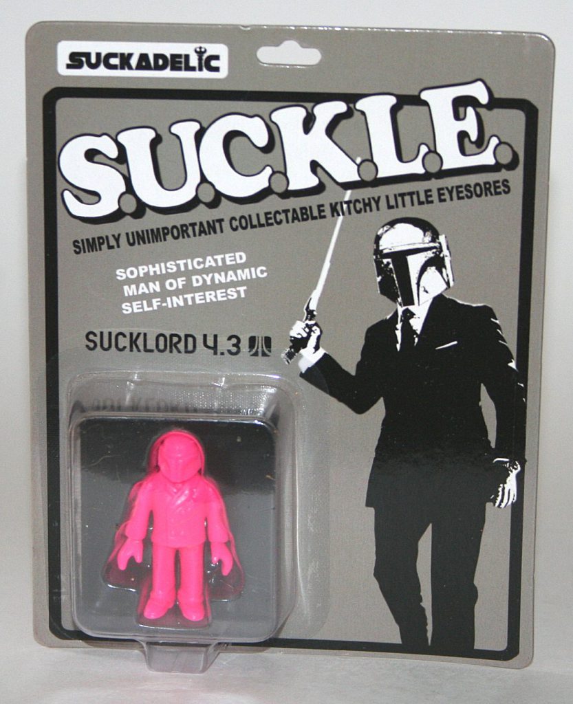 Suckadelic SUCKLE Groovy Pink Sucklord 4.3 Carded