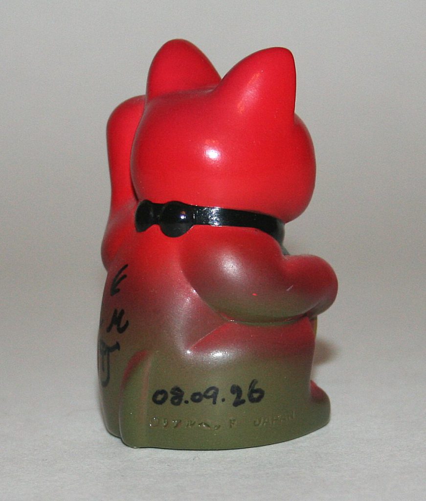 REALHEAD フォーチュンキャット RealxHead Red Signed Fortune Cat — Vicious Fun