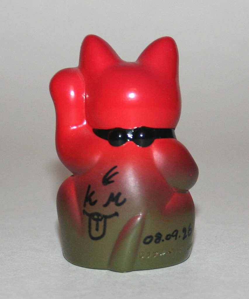 RealxHead Red Signed Fortune Cat — Vicious Fun