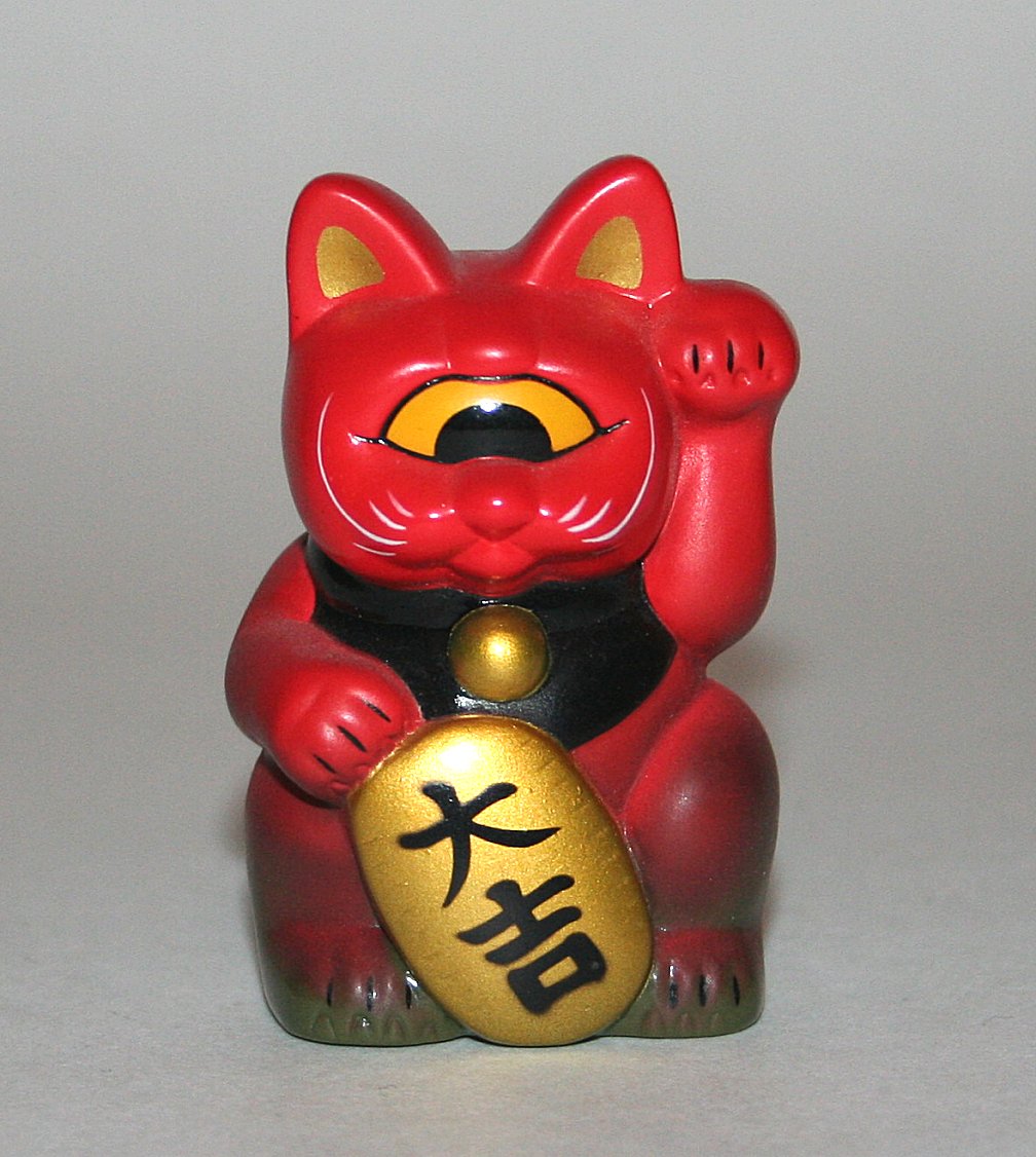 RealxHead Red Signed Fortune Cat