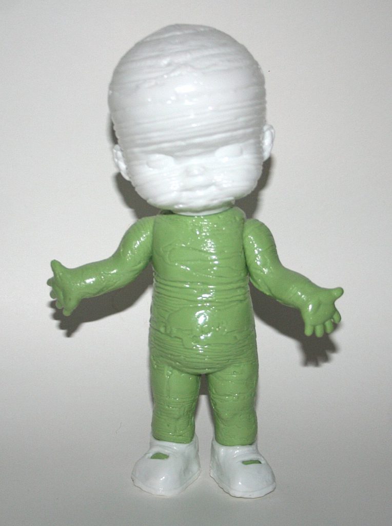 Grody Shogun Unpainted Green & White Miki