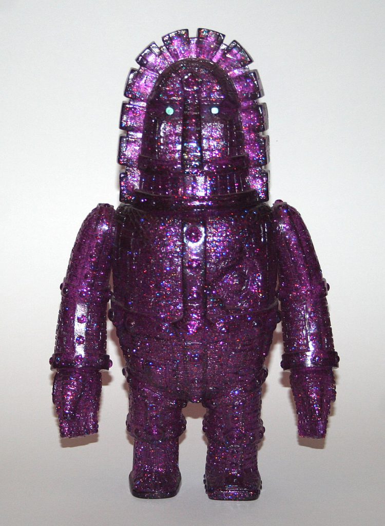 Monstock Clear Purple Lame G Robot Moai