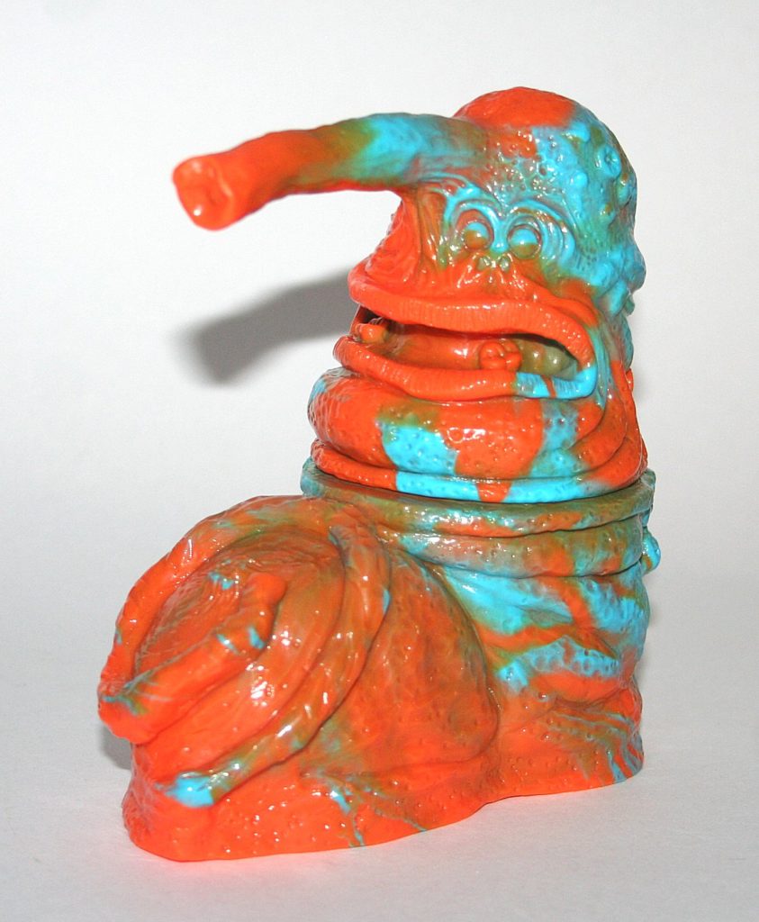 Nate The Milkman Orange and Blue Marbled Stomak