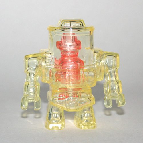 Gargamel Clear Yellow Vendorbot with Clear Red Driver