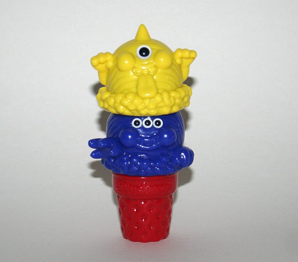 Refreshment Toy Red, Blue & Yellow 2 Scoop Monster