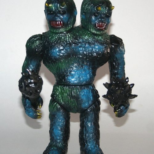 Wombat Toys x Skull Head Butt Black Two Headed Majin Demon