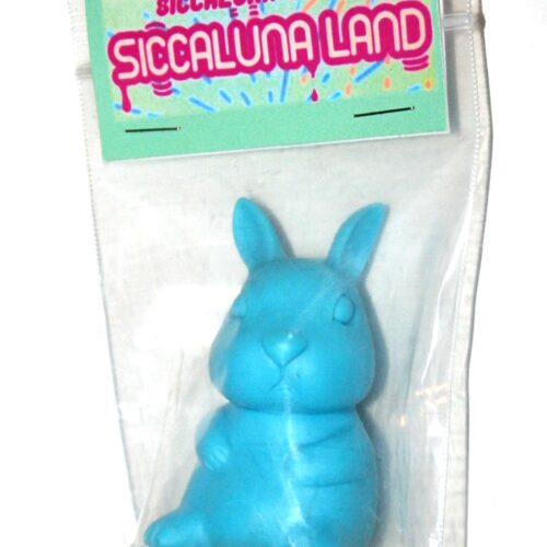 Shikaruna Blue Sitting Bunny