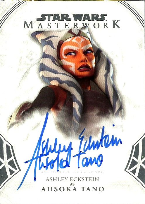 Topps Star Wars Masterwork Ashley Eckstein Ahsoka Tano Autograph