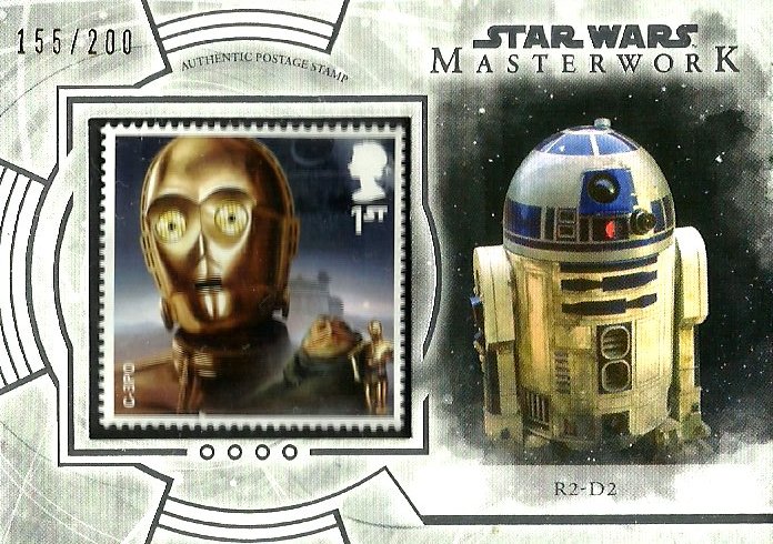 Topps Star Wars Masterwork S-CR C-3PO Jabba Stamp Relic Card