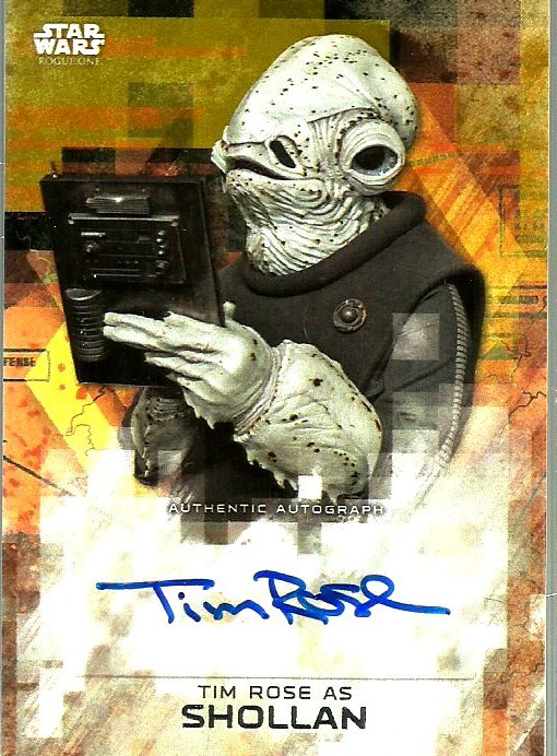 Star Wars Signed by Tim on sale Rose 12