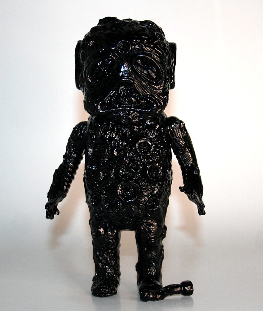 Hellpainter Unpainted Black Jigoku Majin Sofubi