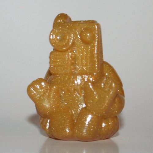 Uhoh Toys Mini Unpainted Gold Lame Cinematron