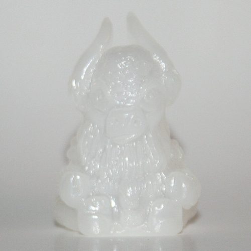 Uhoh Toys Mini Unpainted Milky White Cutnose