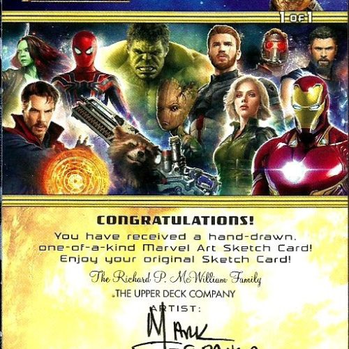 MARVEL - マイティソー ポストカード アベンジャーズ エンド