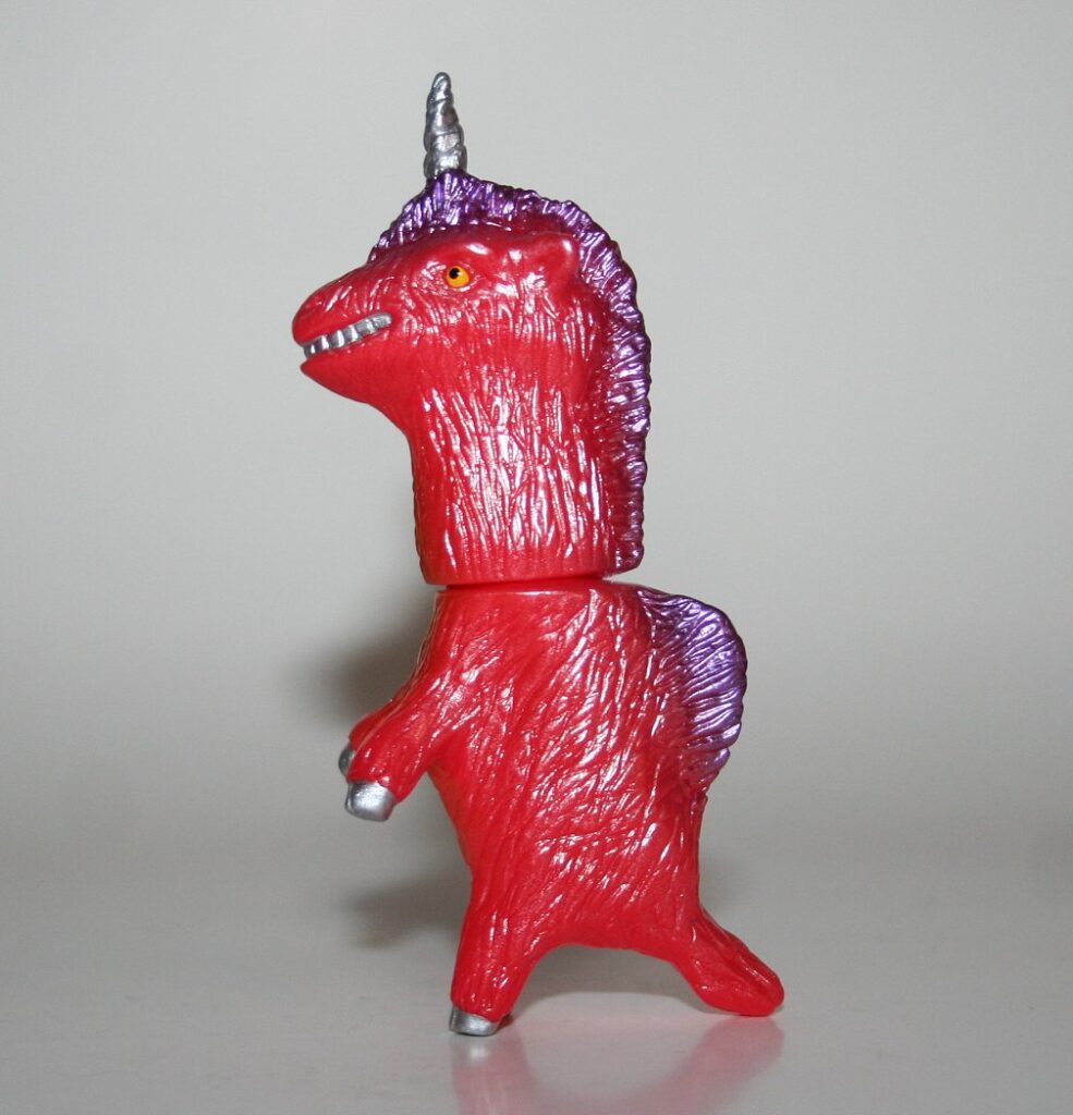 Rampage Toys Standing Red Shaggy Unicorn
