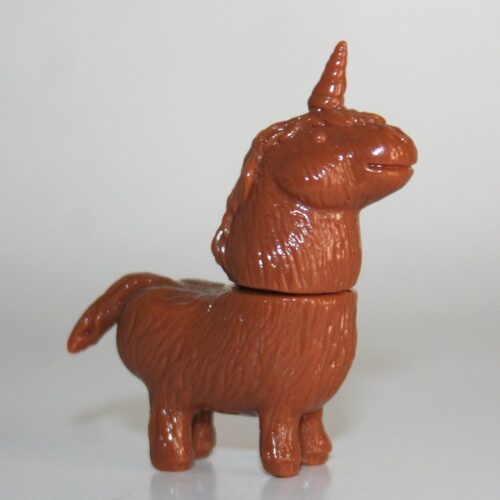 Rampage Toys Unpainted Chocolate Shaggy Unicorn