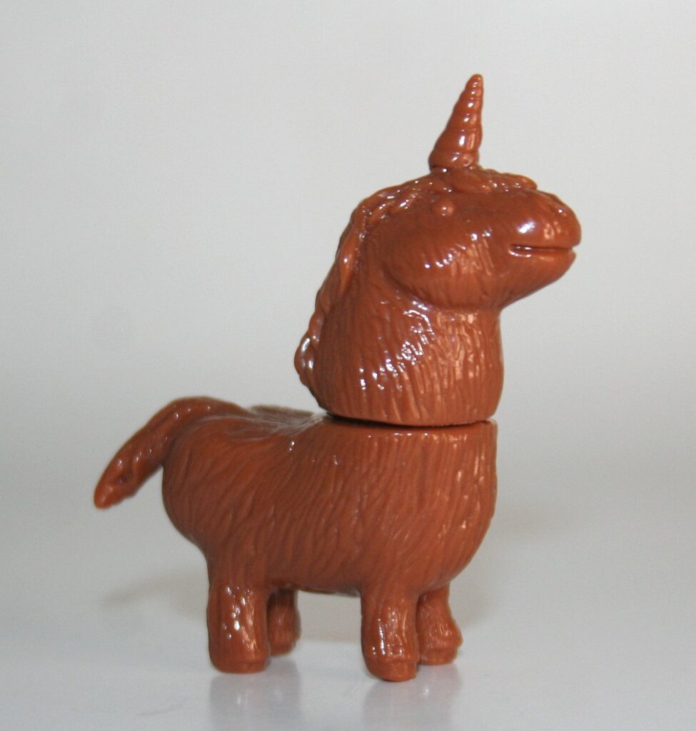 Rampage Toys Unpainted Chocolate Shaggy Unicorn