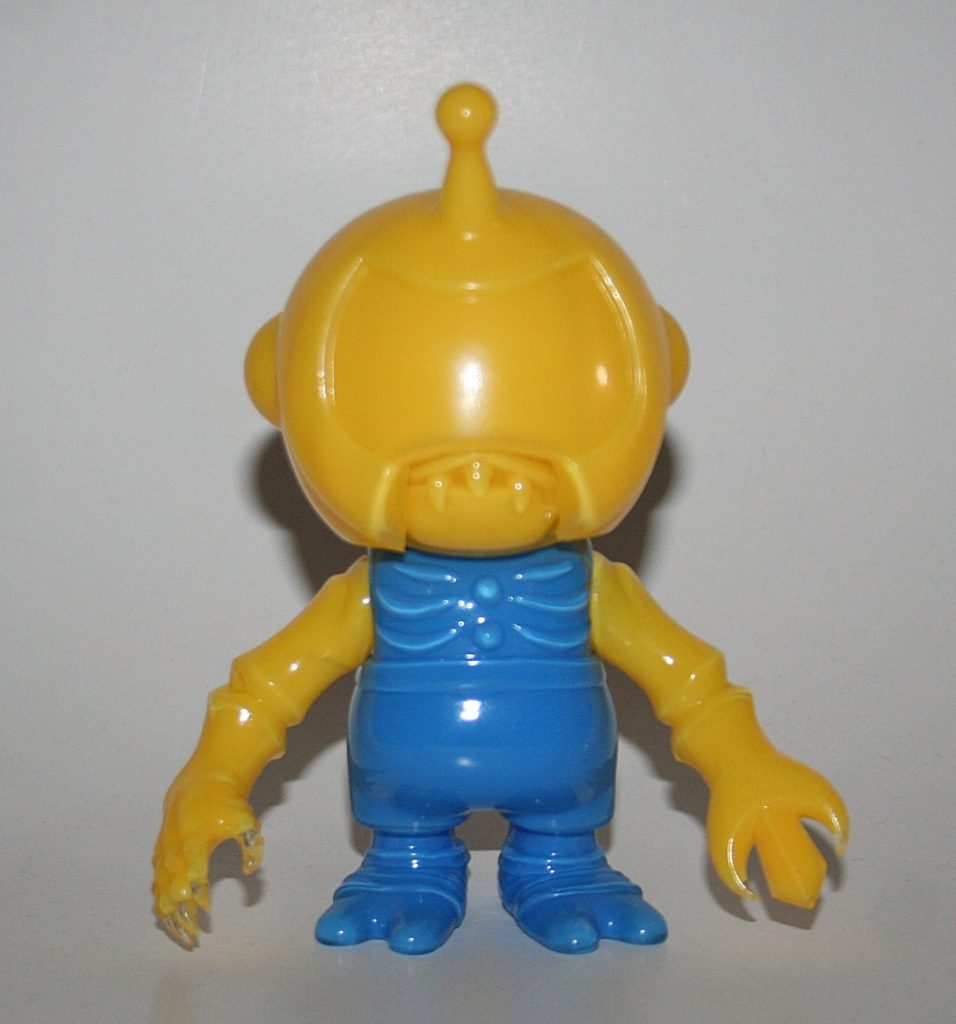 Secret Base Blue & Yellow Doublepour Skull Barbarian