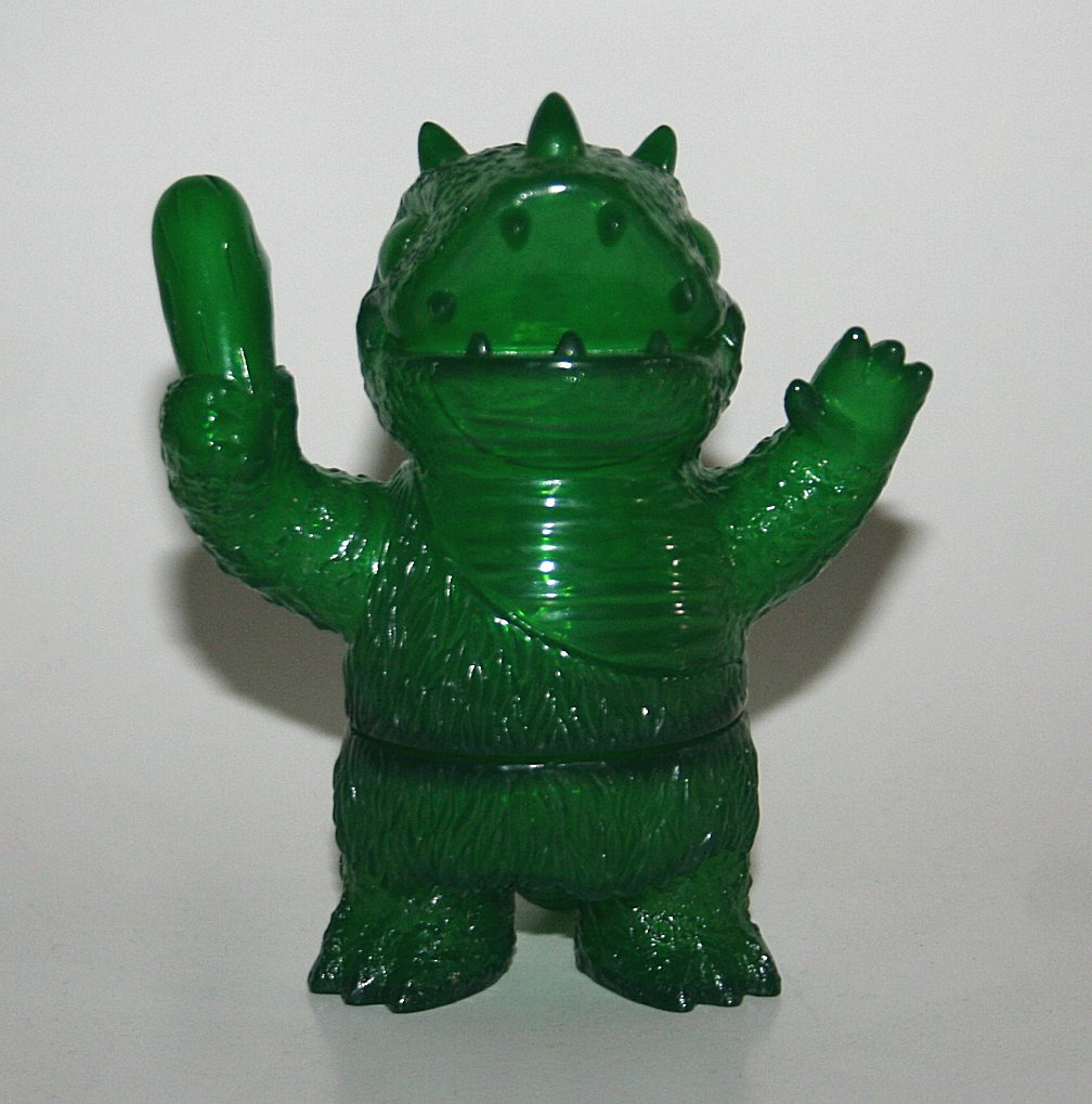 Super7 Clear Green Caveman Dinosaur