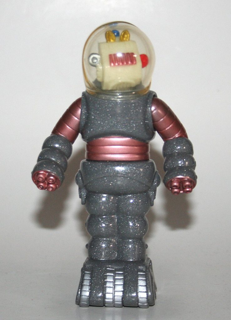 Toygraph Silver Lame & Bronze Space Robot
